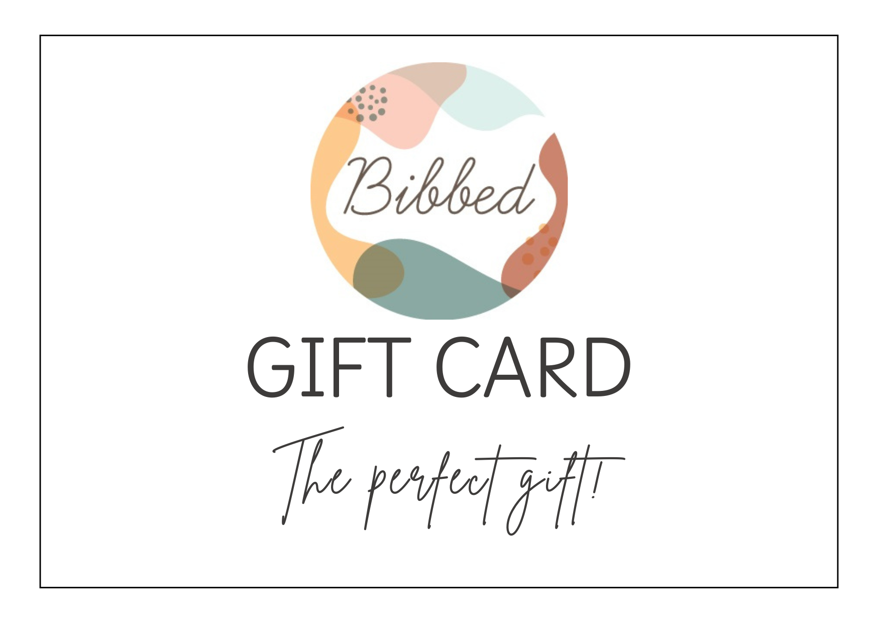 Bibbed Gift Card