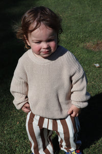 Cream Oversized Knit