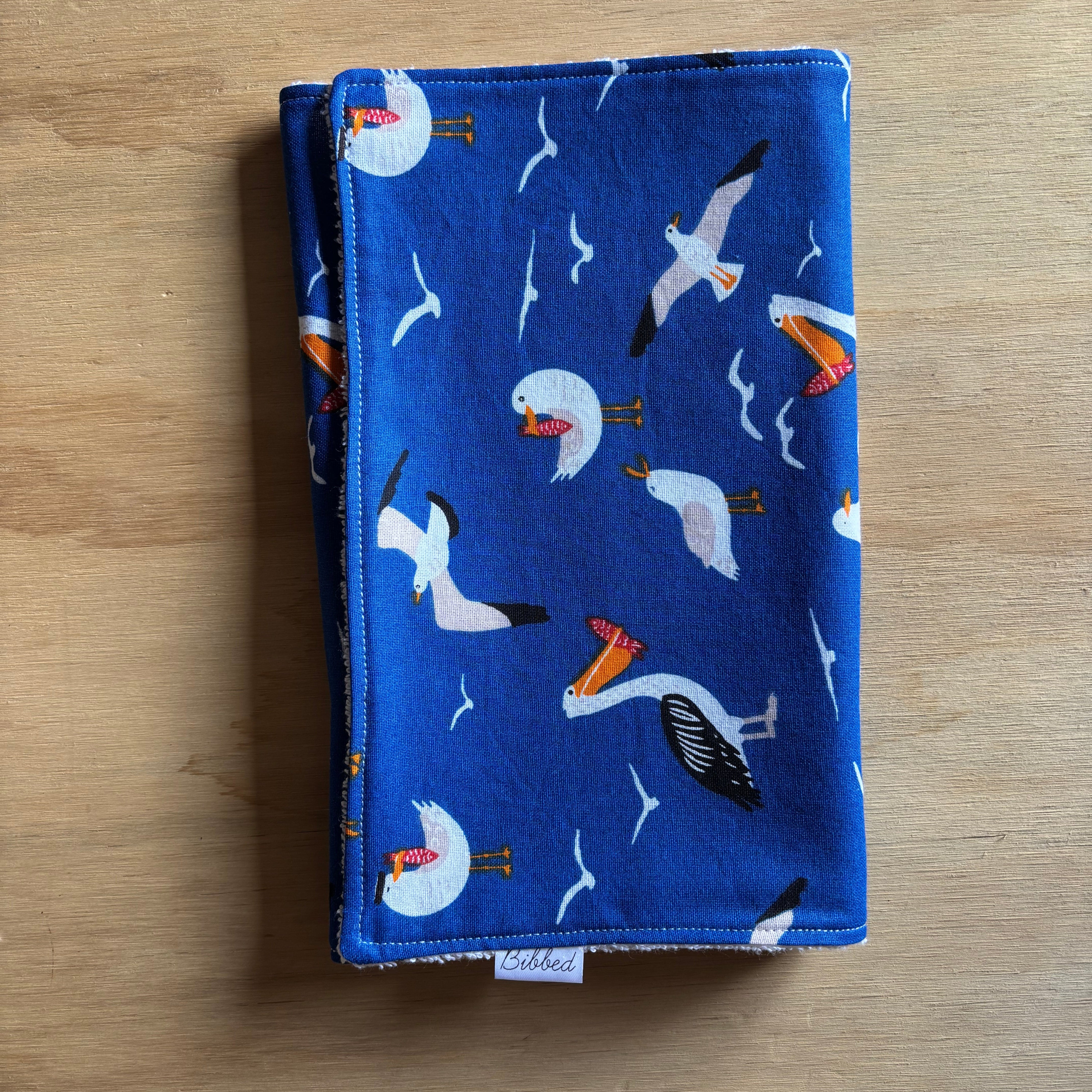 Sea Birds Burp Cloth