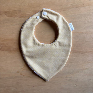 Apricot Dots Dribble Bib