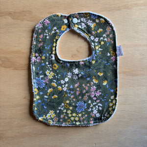Multicoloured Green Floral Dinner Bib