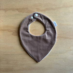 Brown Dribble Bib