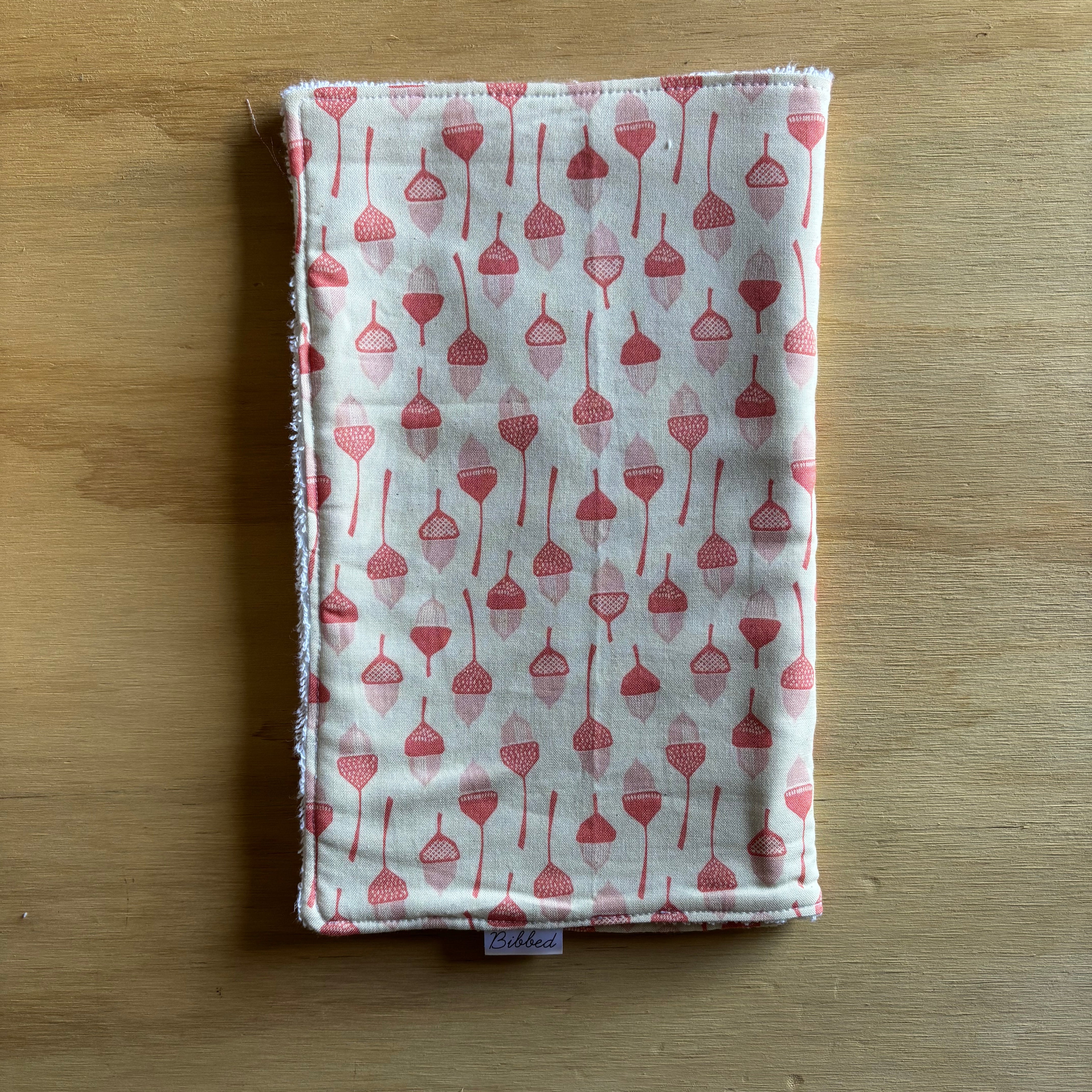 Acorns Burp Cloth