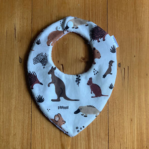 Australian Animals Dribble Bib