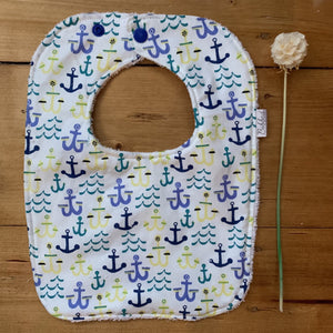 Anchors White Dinner Bib