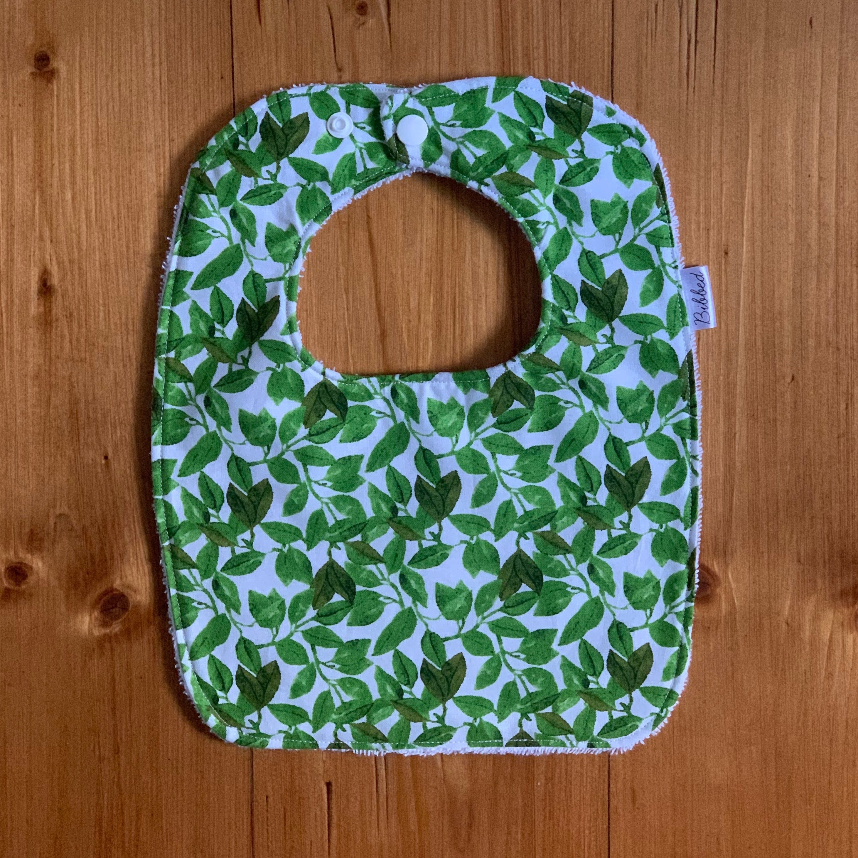 Green Vines Dinner Bib